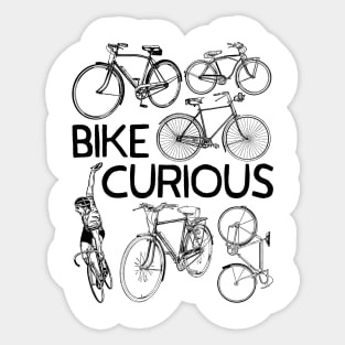 Bike Curious Sticker